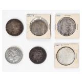 Coin (6) Morgan Silver Dollars 1880-P & S