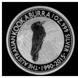 Coin 2015 Australian Kookaburra 1 Troy Oz. .999