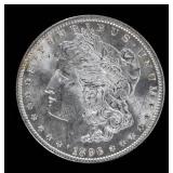 Coin 1896  Morgan Silver Dollar Brilliant Unc.