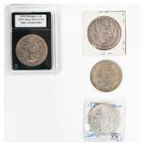 Coin (4) Morgan Silver Dollars 1890-P & O