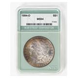 Coin 1884-O Morgan Silver Dollar NTC MS64