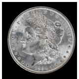 Coin 1884-O Morgan Silver Dollar Brilliant Unc.