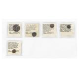 Coin (5) Ancient Coinage  Nice Set!