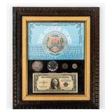 Coin Framed Set 'The Silver Story'
