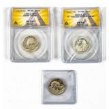 Coin (3) Proof Silver Quarters