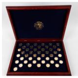 Coin Statehood Quarter Set 24kt Layered in Box