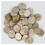Coin 51 Jefferson Silver Nickels Brilliant Unc.