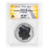 Coin 2024-S Morgan Silver Dollar ANACS PF69 Rev.