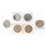Coin (6) Morgan Silver Dollars 1883-P & O's