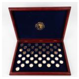 Coin Statehood Quarter Set 24kt Layered in Box