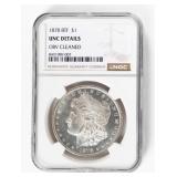 Coin 1878 8TF Morgan Silver Dollar NGC UNC*
