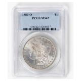 Coin 1883-O  Morgan Silver Dollar PCGS MS62