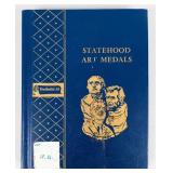 Coin Statehood Art Medals .999 Silver  17.6 Toz
