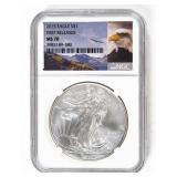 Coin 2015  American Silver Eagle NGC  MS70