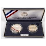Coin 1991 Mount Rushmore Dollar & Half & in Box