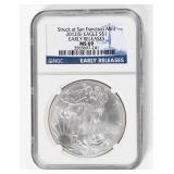 Coin 2012-S  American Silver Eagle NGC  MS69