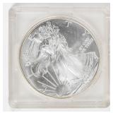 Coin 2001 American Silver Eagle Brilliant Unc.