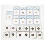 Coin 21 Mercury Dimes Assorted Dates