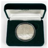 Coin 1989  American Silver Eagle Unc.  W/ Box