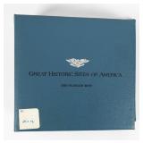 Coin Great Historic Sites of American .925 21+ Toz