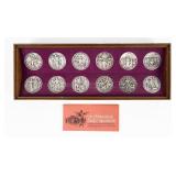 Coin Calling of the Apostles FM .925 50+ Troy Oz