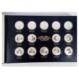 Coin Official Signers Medals  .925 Silver 57+ Ozt