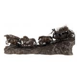 Art Large Bronze C. M. Russell "The Stage Coach"