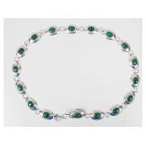 Jewelry Sterling Silver Malachite Concho Belt