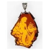 Jewelry Irena Wastag Amber Cameo Pendant