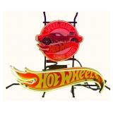 Vintage Hot Wheels Speed Club Neon Sign