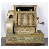Antique Nickel Plated National Cash Register