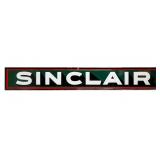 Vintage Large Sinclair Horizontal Porcelain Sign