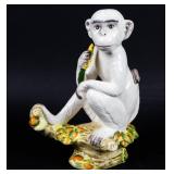 "Hollywood Regency" Italian Ceramic Monkey