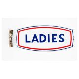 Vintage Gas Station Ladies Restroom Sign