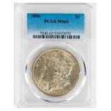 Coin 1896 Morgan Silver Dollar PCGS MS62