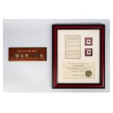 Framed Widowï¿½s Mites & Coins Of The Bible