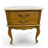 Mid-Century Vintage French Provincial End Table