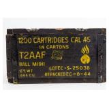 Ammo Crate of 1200rds of 230gr FMJ 45ACP