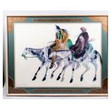 Art ï¿½Two Ridersï¿½ By Carol Grigg
