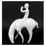 Royal Dux ï¿½Horse With Flute Playerï¿½ Figurine