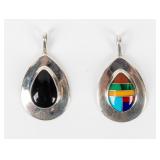Jewelry Lot of 2 Sterling Silver Pendants