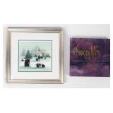 Art ï¿½Christmas Joyï¿½ By P. Buckley Moss (w/ Book)