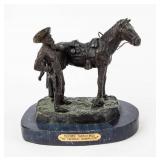 Art Frederic Remington Trouper Thanatopsis Statue