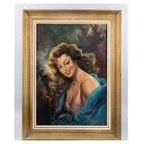 Italian Mid Century Portrait by Basile