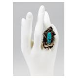 Jewelry Sterling Silver Turquoise Ring