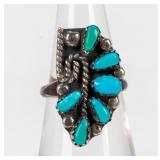 Jewelry Sterling Silver Turquoise Ring