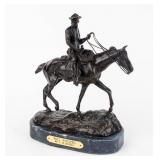 Art Charles M Russell Will Rogers Bronze Statue