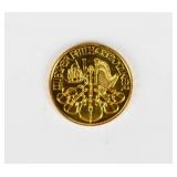Coin 2021 Philharmonic 1/25th Oz .9999 Fine Gold