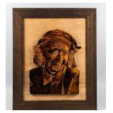 Native American Marquetry Artwork