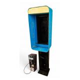 Vintage Payphone With Pedestal Stand